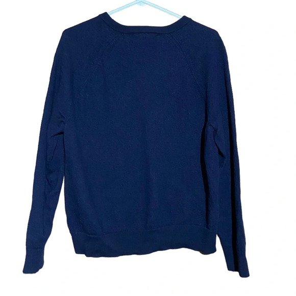 Banana Republic Merino Wool /β Yarn Navy Sweater Size XL - Picture 2 of 3